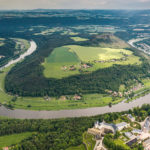 Elbe horseshoe bend