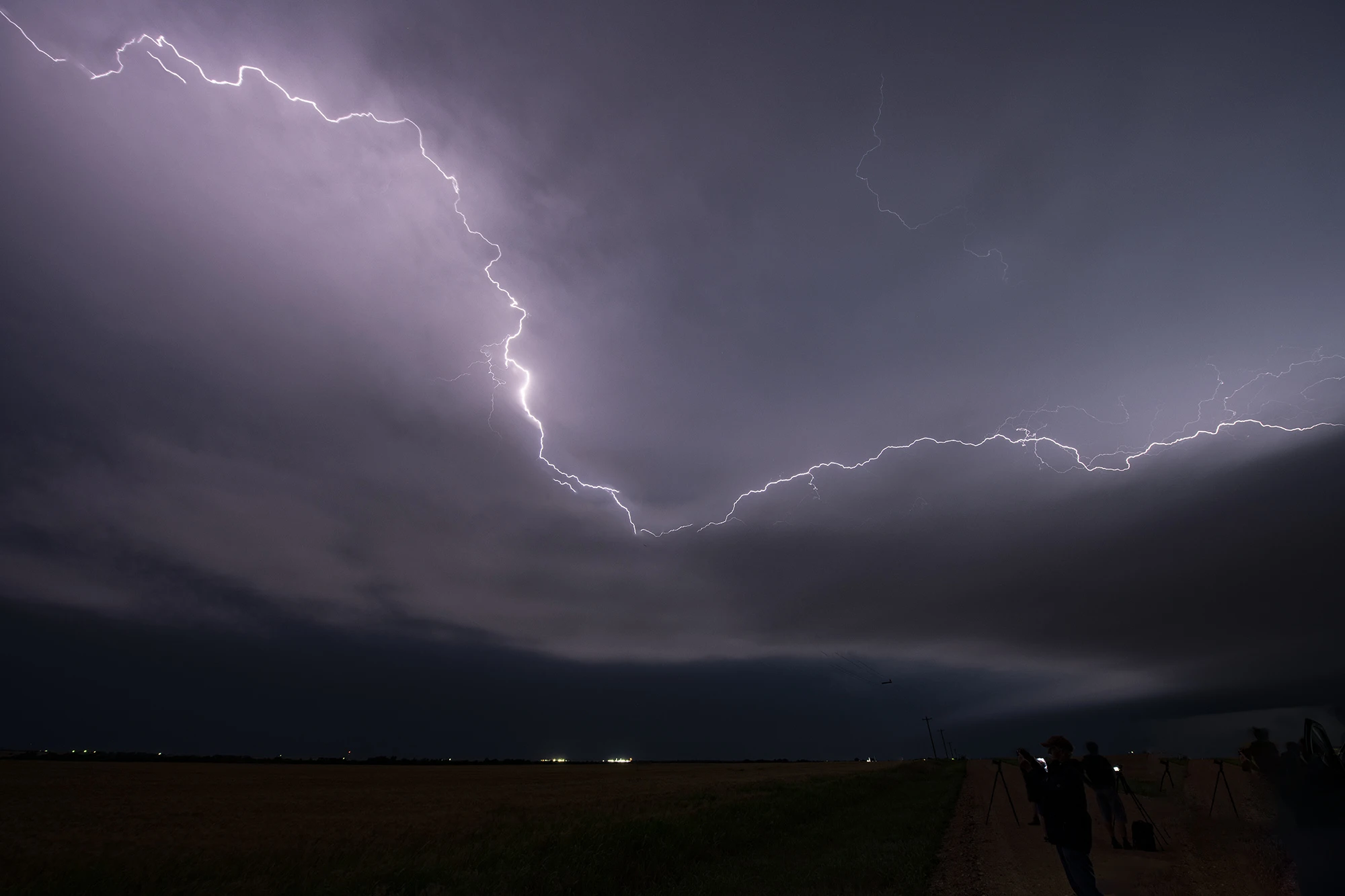 Lightning, Tornado alley 2022 – photo by Reiner Boehme