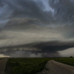 Typical anvil shape of supercell