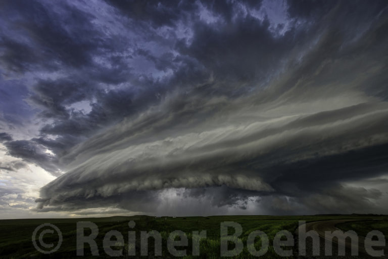 Supercell chase in Montana