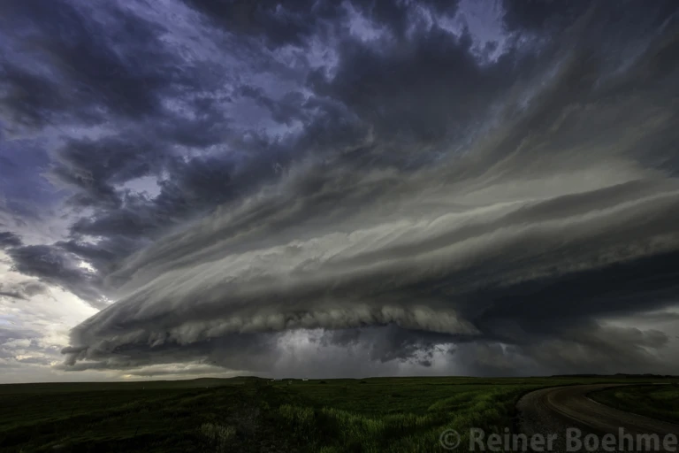 Supercell chase in Montana