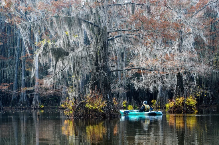 Lone kayak