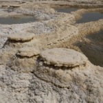 Walking along the Dead Sea