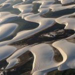 Lencois dunes in the evening