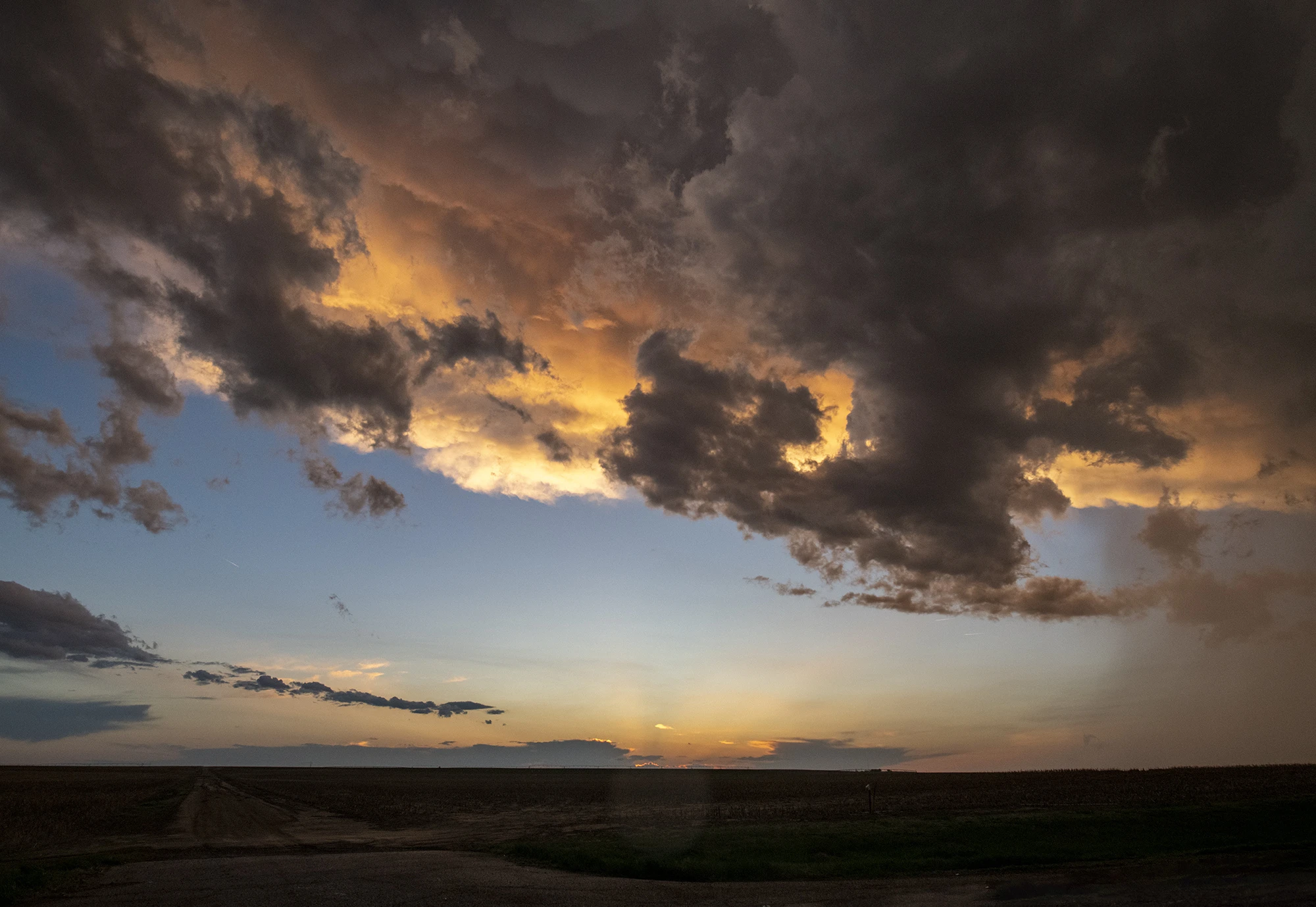 Beautiful clouds colors, Tornado alley 2023 – photo by Reiner Boehme