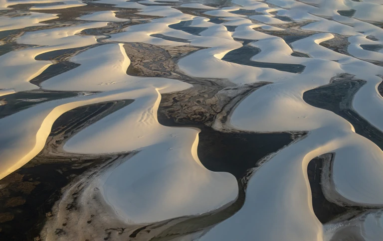 Dunes and water