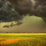 Dark clouds and sunshine
