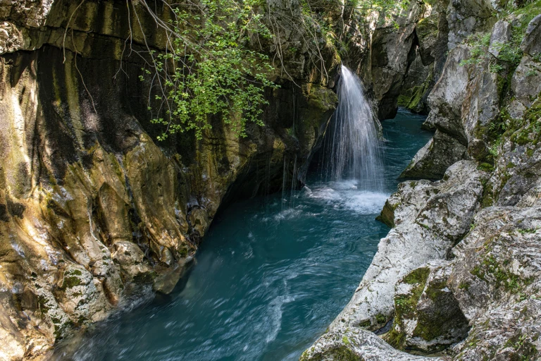 The famous gorge