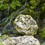 Waterfall in the Soca gorge