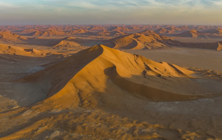 Last light in the Rub al Khali