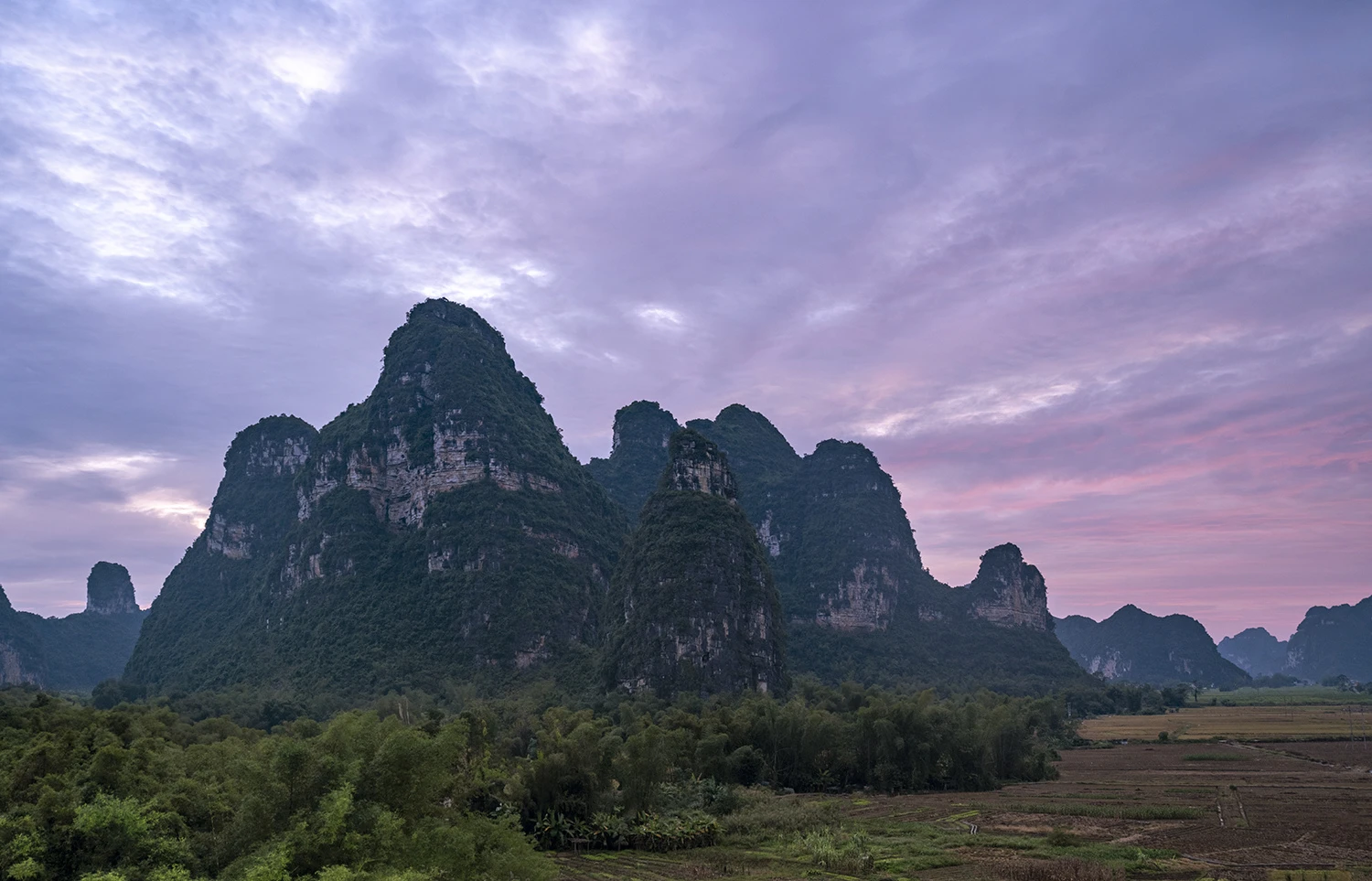 View from the hotel, Southwest China – photo by Reiner Boehme