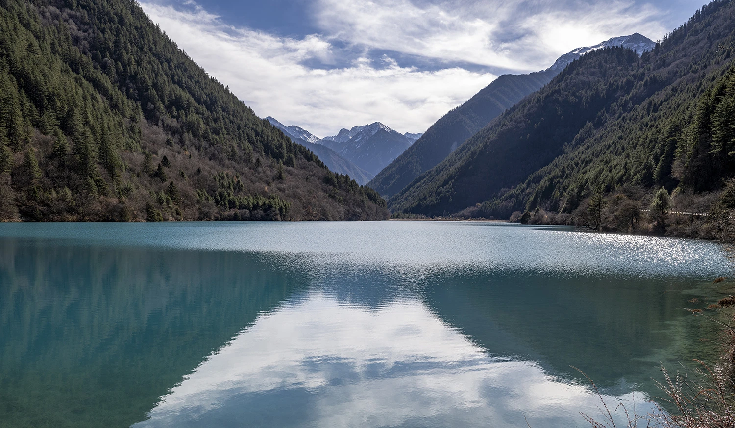 Jiuzhaigou Long Lake, Southwest China – photo by Reiner Boehme