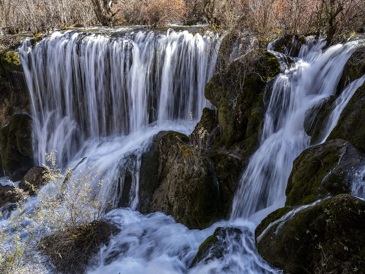 Nuo Ri Lang waterfall detail I, Southwest China – photo by Reiner Boehme