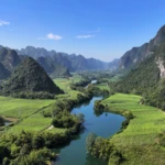 Heishuihe wetlands by drone