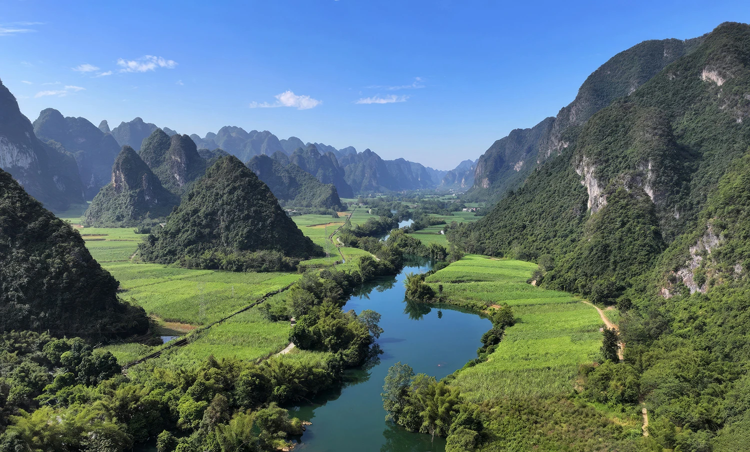 Heishuihe wetlands by drone, Southwest China – photo by Reiner Boehme