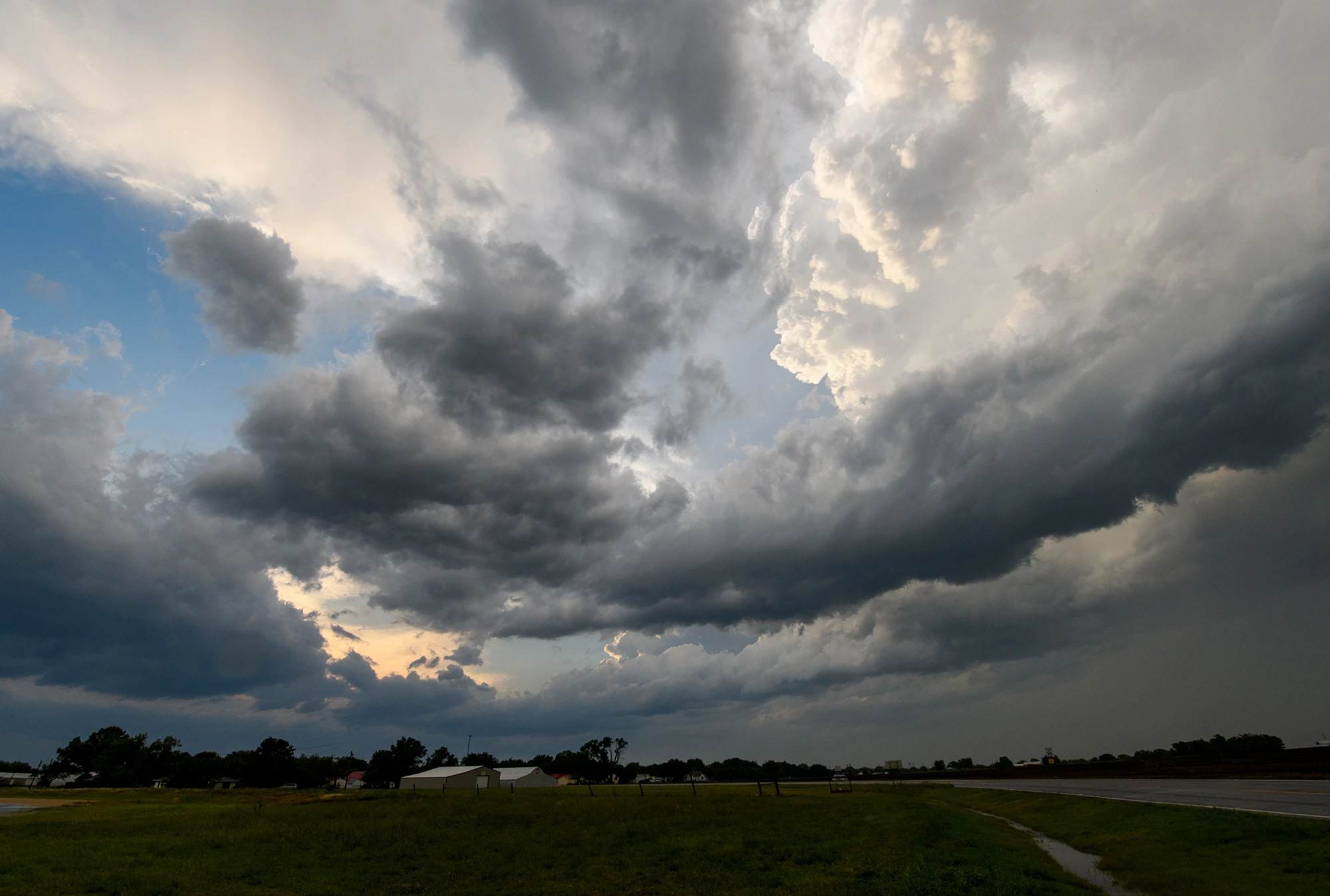 Nice clouds, Tornado alley 2024 – photo by Reiner Boehme