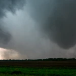 Hail and rain