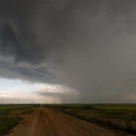The storm develops