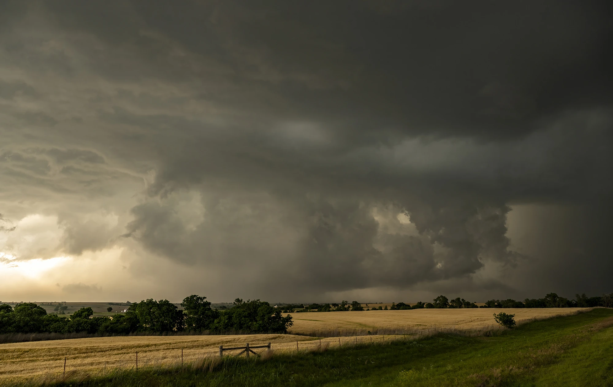 The end of the storm, Tornado alley 2024 – photo by Reiner Boehme
