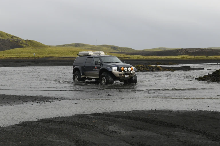 Crossing the river