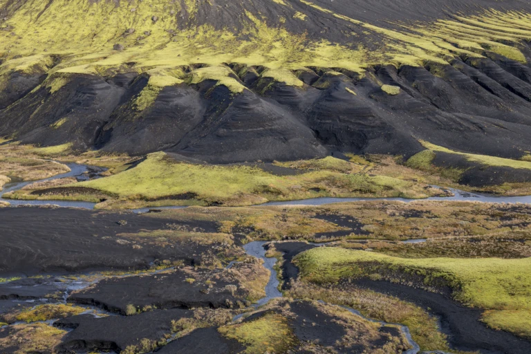 Volcanic terrain