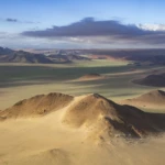 Leaving the air strip in Sossusvlei
