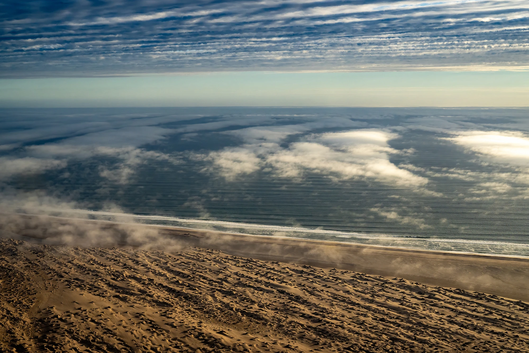 View from the plane, Namibia – photo by Reiner Boehme