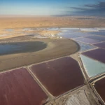 Salt pans at Walvis Bay