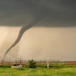 The tornado is moving on