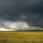 Low hanging clouds