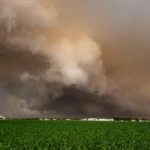 The Morton tornado is developing