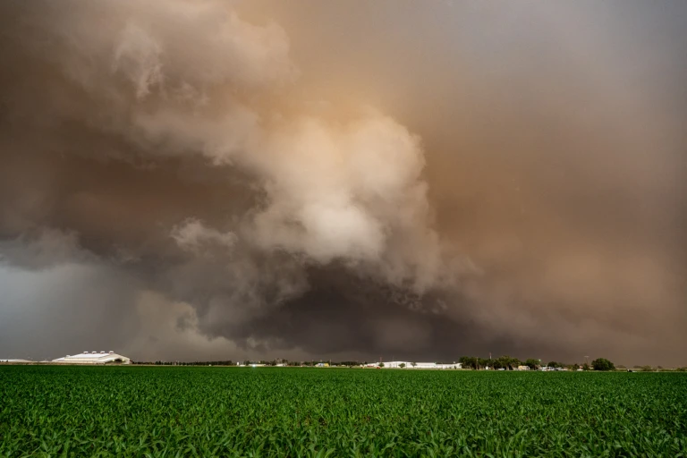 The Morton tornado is developing