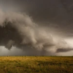 The supercell is building up