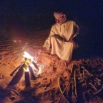Sitting around Abdullah’s fire almost every night
