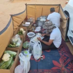 Preparation for dinner