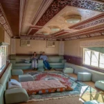 The luxurious interior