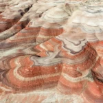 Bentonite hills detail