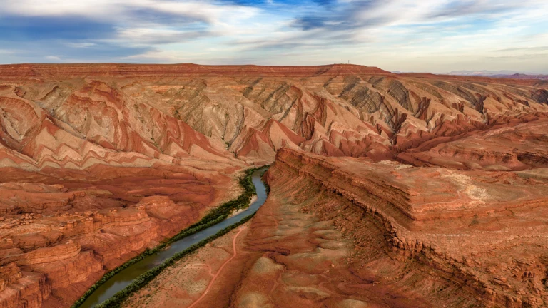 Approaching San Juan river