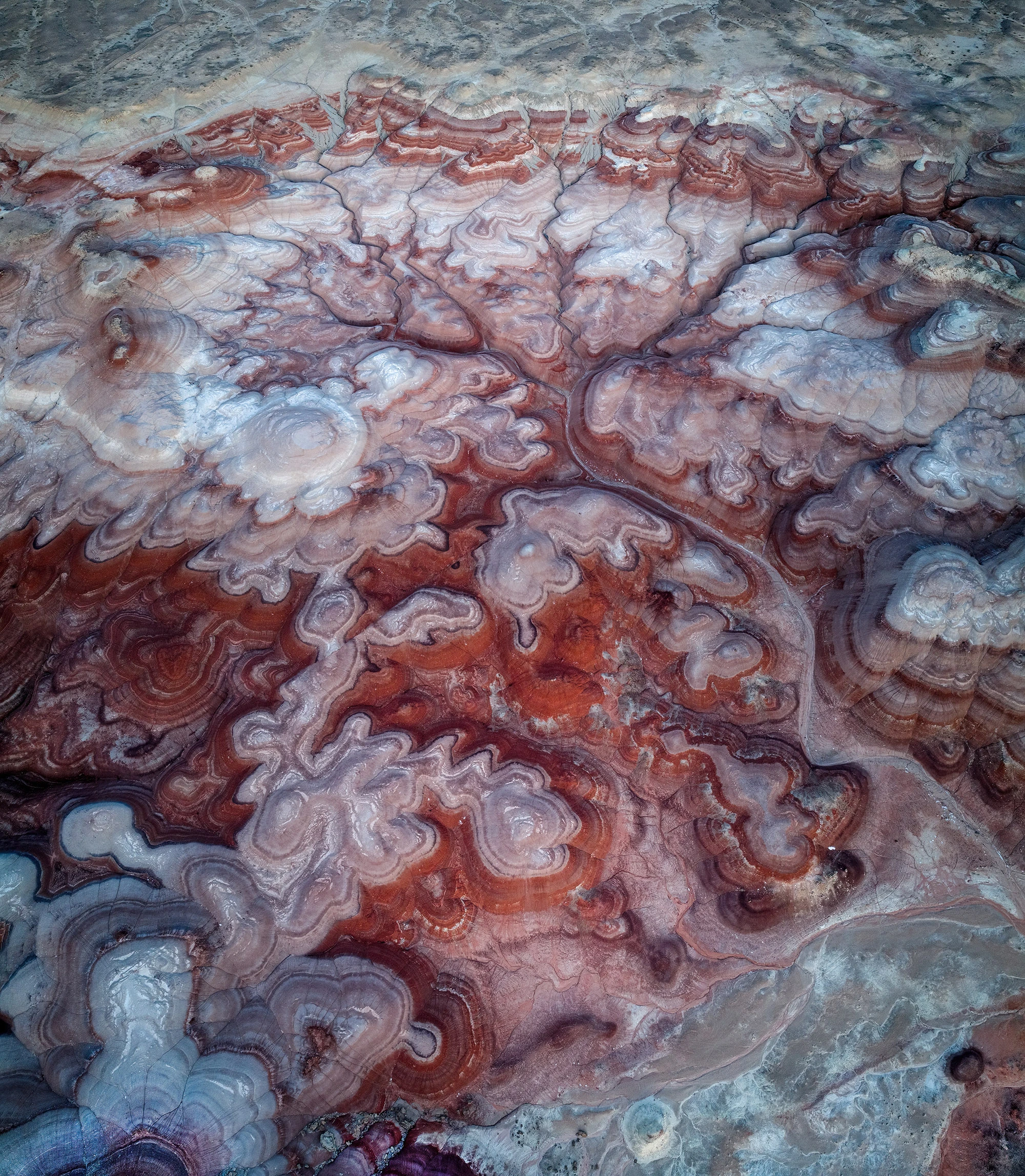 Bentonite hills, Utah drone tour – photo by Reiner Boehme