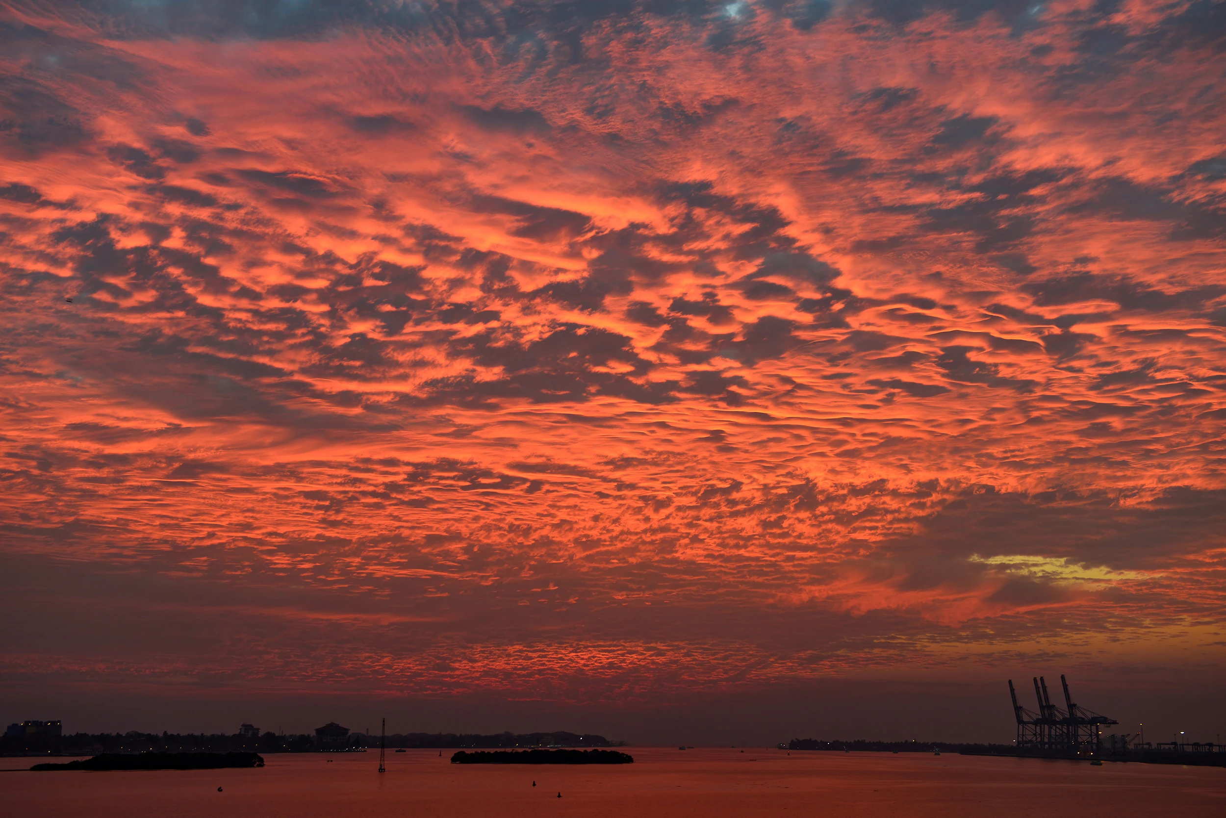What a sunset, Kerala – photo by Reiner Boehme