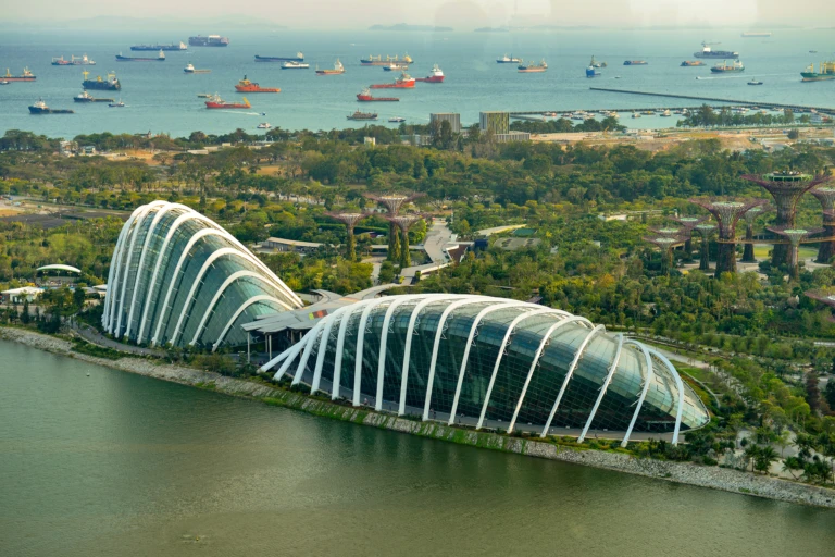 View from the Singapore Flyer
