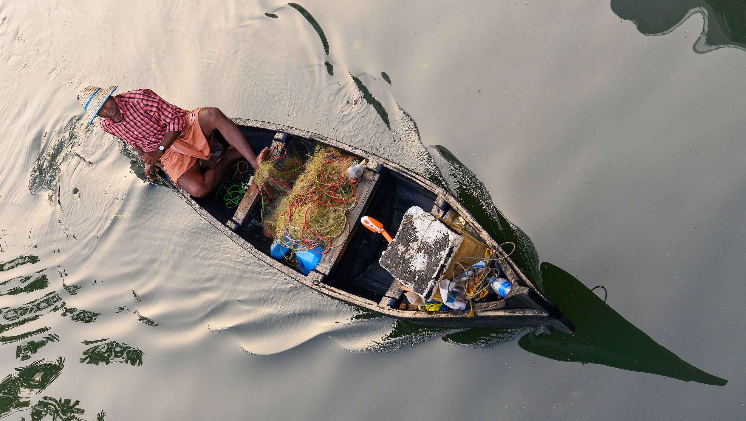 From the bridge, Kerala – photo by Reiner Boehme