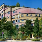 Hundertwasser building in Darmstadt