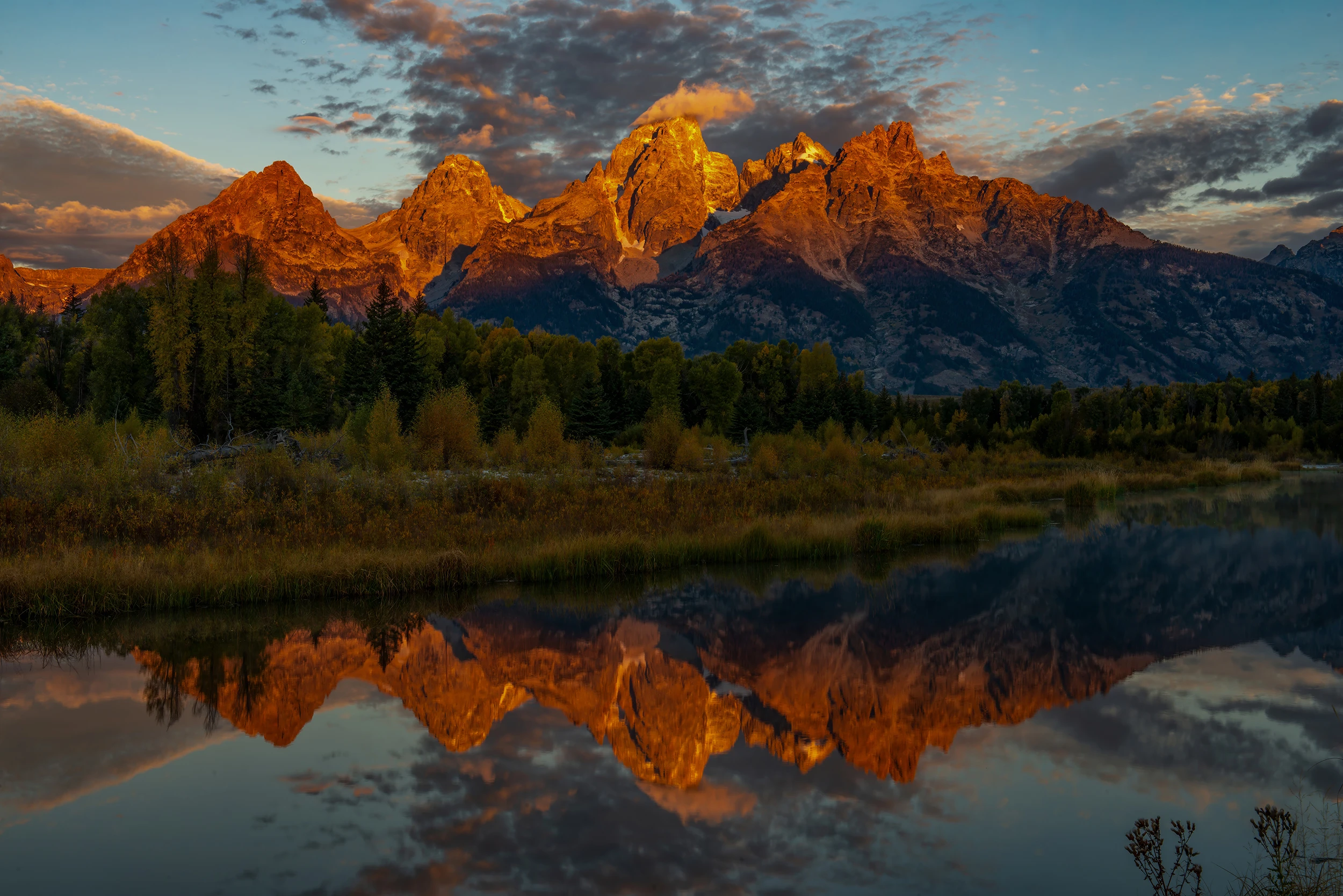Early morning, Grand Teton – photo by Reiner Boehme