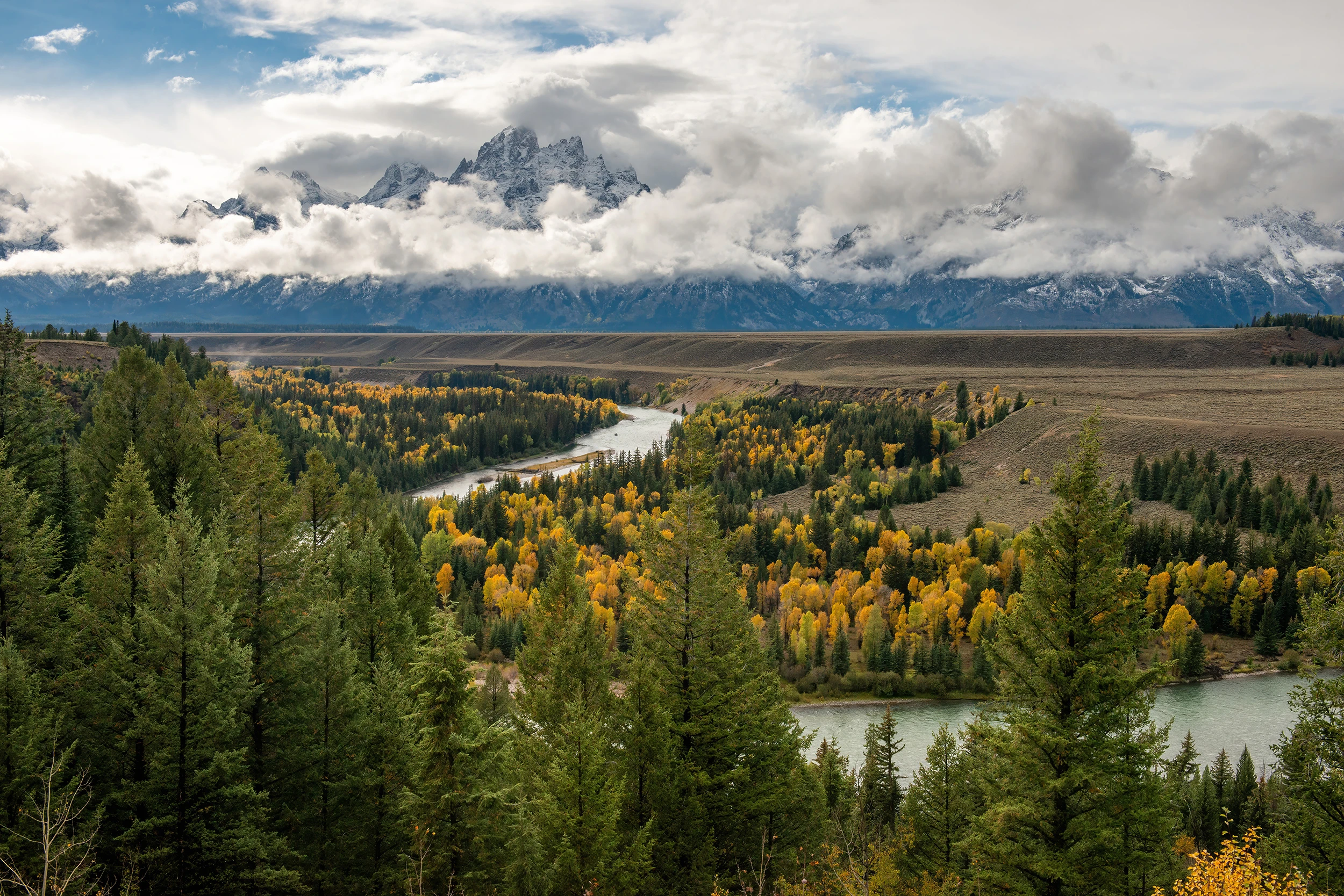Ansel Adams’ famous view, Grand Teton – photo by Reiner Boehme