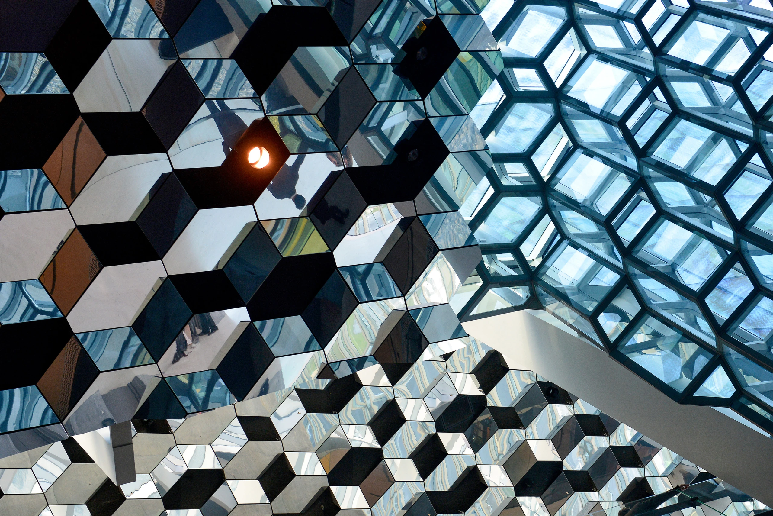 Inside the concert hall, Reykjavik – photo by Reiner Boehme