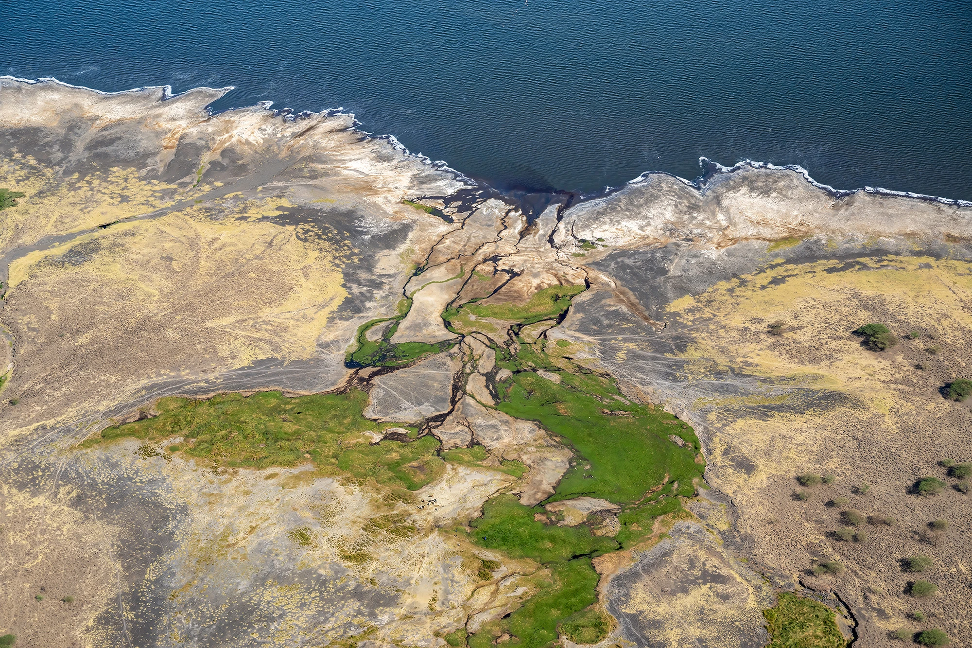 Lake Natron arrival, Kenia-Tansania – photo by Reiner Boehme