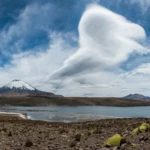 Parinacota and lake Chungara