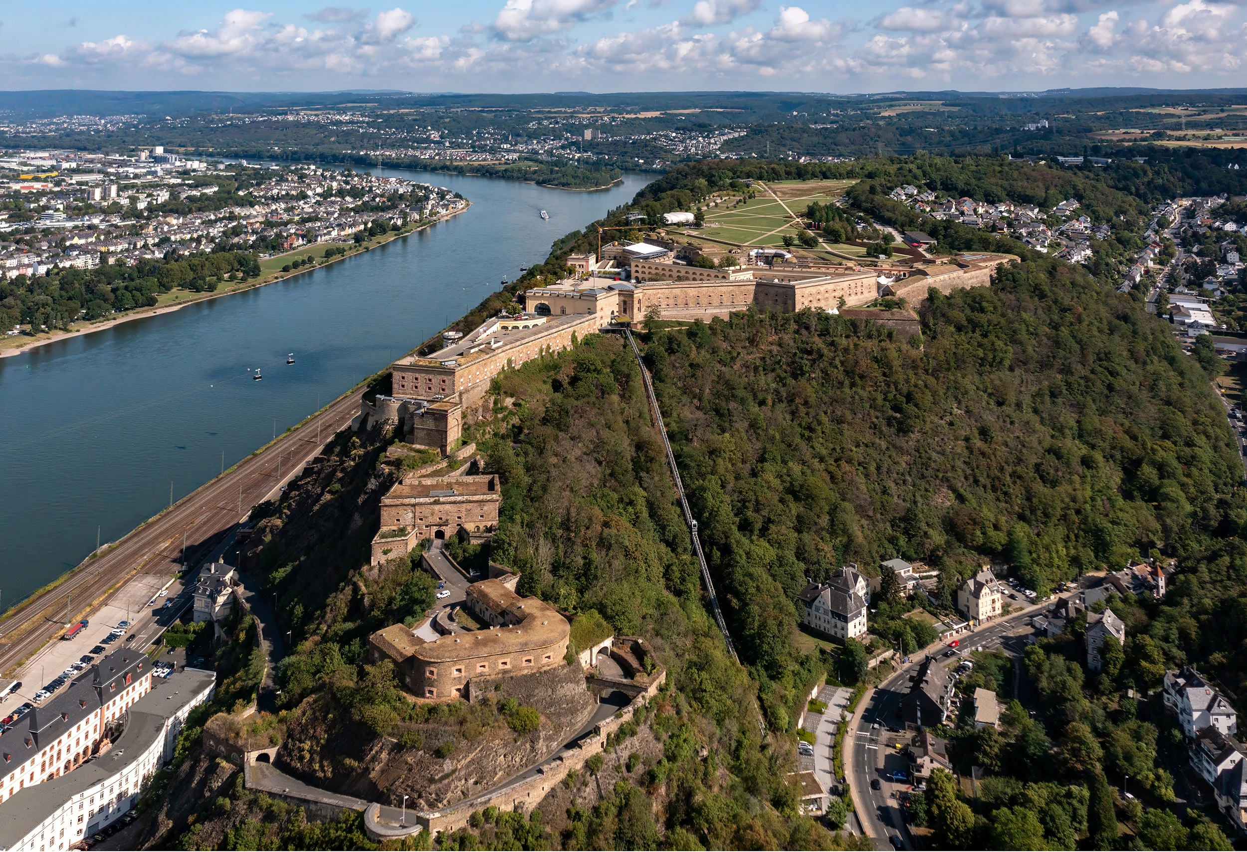 Ehrenbreitstein, River Rhein – photo by Reiner Boehme