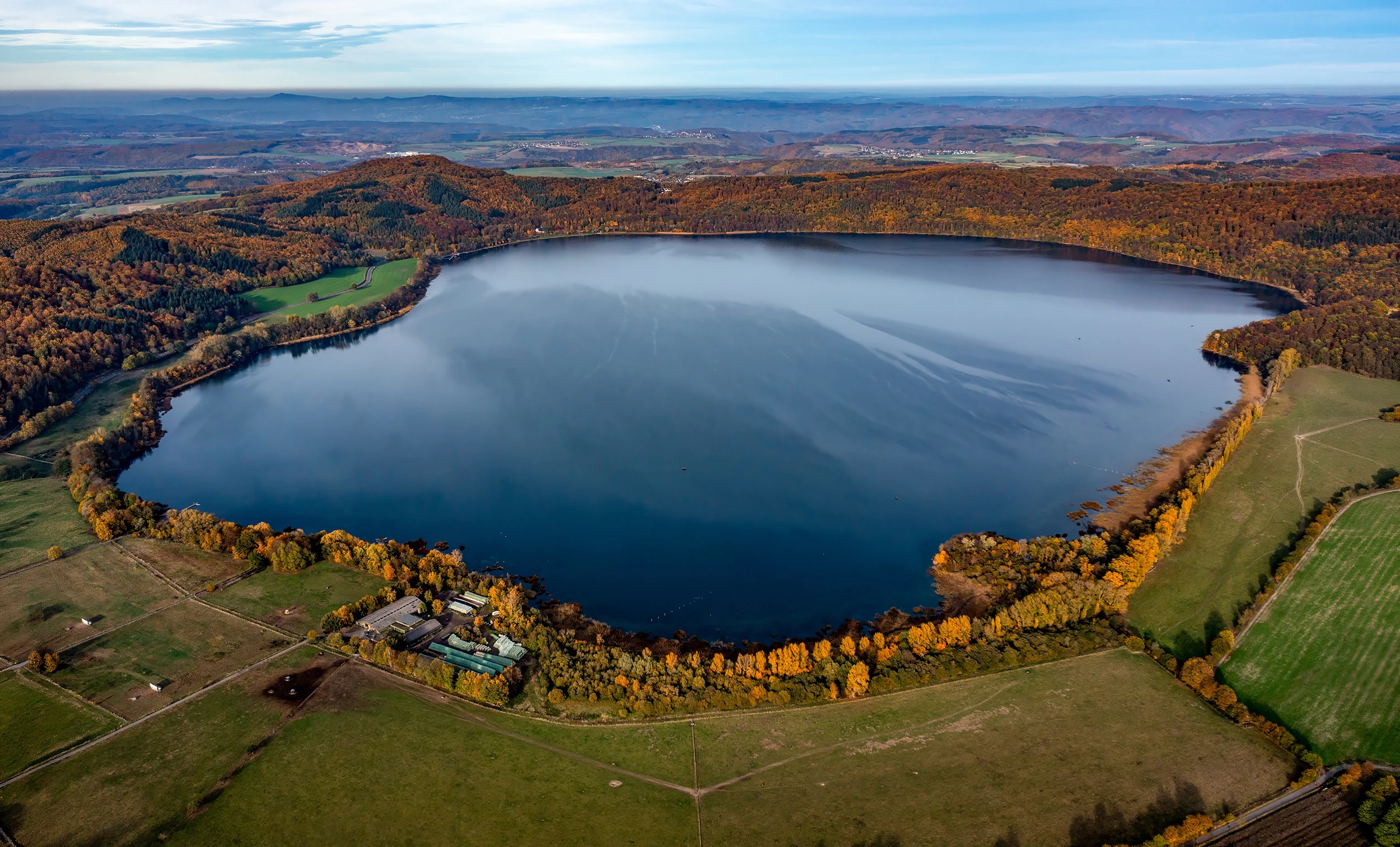 Laacher See, Eiffel and rivers Ahr, Mosel – photo by Reiner Boehme